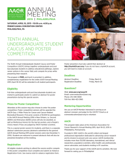 USCPC Registration Form - American Association for Cancer