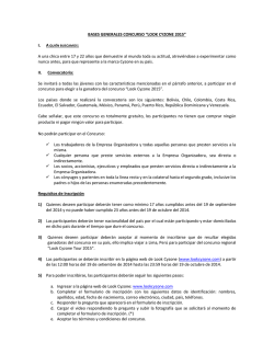 T&eacute;rminos y condiciones