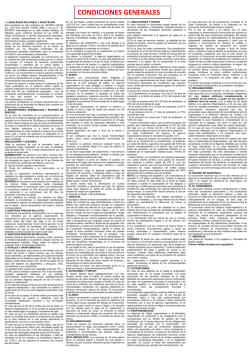 condiciones generales