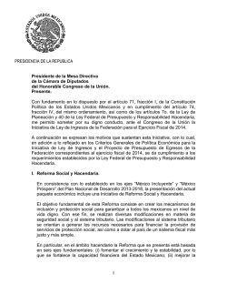 La ley de ingresos 2014 - Secretar&iacute;a de Hacienda y Cr&eacute;dito P&uacute;blico