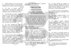 bases concurso carteles carnaval 2015