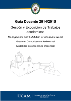 Gesti&oacute;n y Exposici&oacute;n de Trabajos Acad&eacute;micos