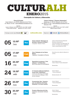 "Culturalh" Enero 2015