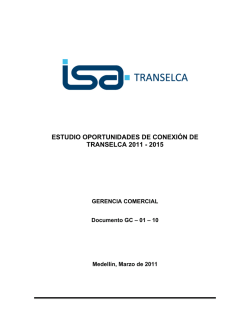 ESTUDIO OPORTUNIDADES DE CONEXI&Oacute;N DE