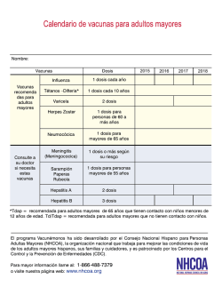 Tabla Vacunemonos 2015