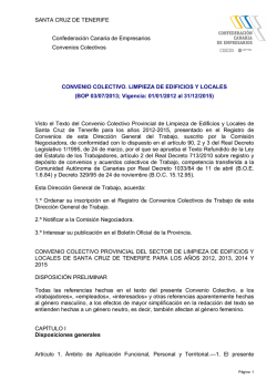 convenio colectivo. limpieza de edificios y locales