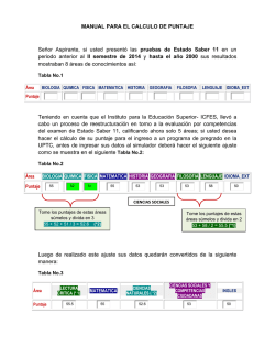 Manual de uso para simulador de c&aacute;lculo de puntaje