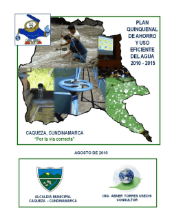 Balance H&iacute;drico - Caqueza