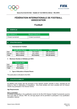 F&Eacute;D&Eacute;RATION INTERNATIONALE DE FOOTBALL ASSOCIATION