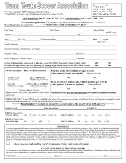 Yuma Youth Soccer Association