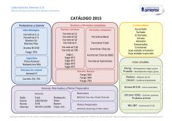 CAT&Aacute;LOGO 2015 - Laboratorios Amerex