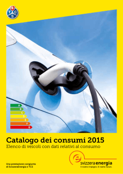 Catalogo dei consumi 2015 - Bundesamt f&uuml;r Energie BFE