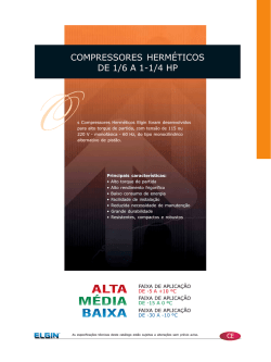 Cat&aacute;lo Elgin Refrigera&ccedil;&atilde;o