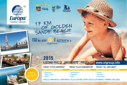 Listino prezzi 2015 - ApartHotel Imperial