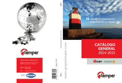 Cat&aacute;logo 2014-2015