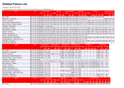 Get Fixture List - Uganda Sports Betting