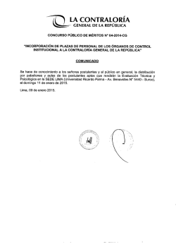 "' KL:}LA CONTRALOR&Iacute;A - Contralor&iacute;a General de la Rep&uacute;blica