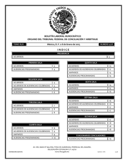 8 - Tribunal Federal de Conciliaci&oacute;n y Arbitraje