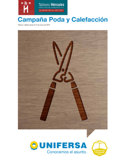 Campa&ntilde;a Poda y Calefacci&oacute;n
