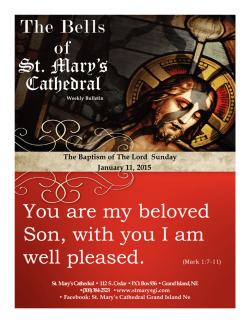The Bells of St. Mary's Cathedral - E-churchbulletins.com