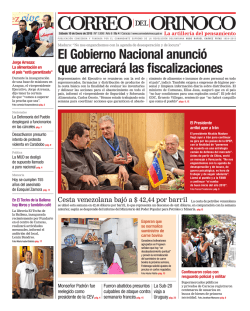 Descargar PDF - Correo del Orinoco