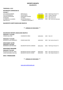 Horarios Blc Dep.Infantil 2014-2015.xlsx - Ayuntamiento de San