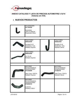&bull; NUEVOS PRODUCTOS - Fanadego