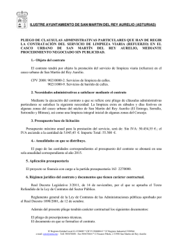 Pliego administrativo - San Mart&iacute;n del Rey Aurelio