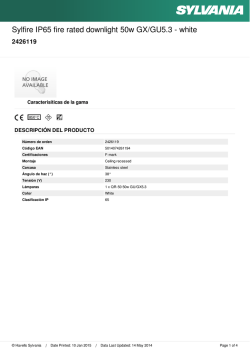 Sylfire IP65 fire rated downlight 50w GX/GU5.3 - Havells Sylvania