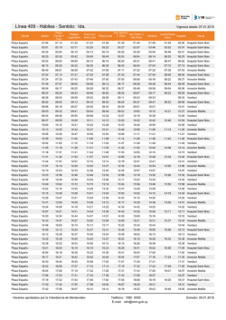 L&iacute;nea 409 - H&aacute;biles - Sentido: Ida. - Intendencia Municipal de