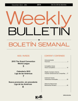 LIGA DE LAS AM&eacute;RICAS - PrestigioReal.com