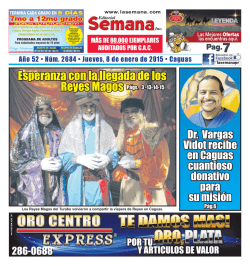 Esperanza con la llegada de los - La Semana