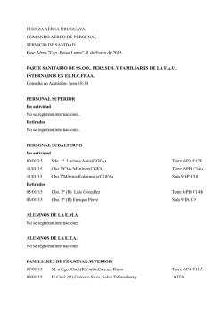 "Cap. Boiso Lanza" - 06 de Enero - Fuerza A&eacute;rea Uruguaya