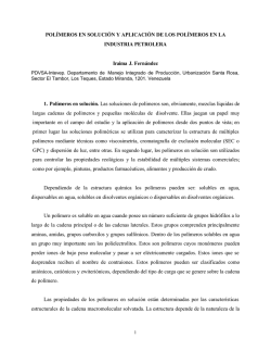 POL&Iacute;MEROS EN SOLUCI&Oacute;N Y APLICACI&Oacute;N DE LOS POL&Iacute;MEROS