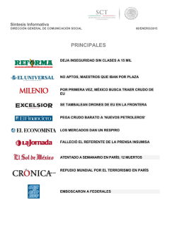 PRINCIPALES - Secretar&iacute;a de Comunicaciones y Transportes