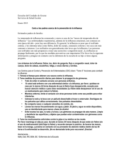 Flu letter to parents SP