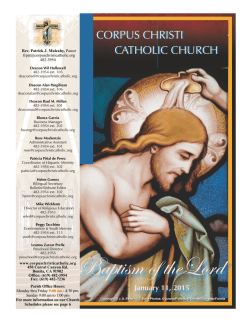 004985Jan11(Baptism of the Lord) - E-churchbulletins.com