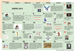 ENERO 2015 1 2 3 4 5 6 7 8 9 10 11 12 13 14 15 16 17 18 19 20 21