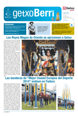 N&uacute;mero 1343. 2 / 11 de enero - Ayuntamiento de Getxo