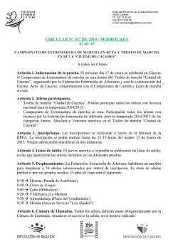 CIRCULAR N&ordm; 107 DE 2014 - MODIFICADA 07-01-15