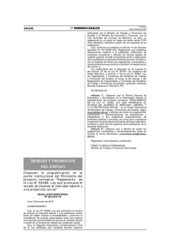 trabajo y promocion del empleo vivienda, construccion y saneamiento