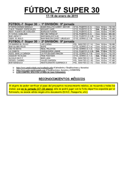 F&Uacute;TBOL-7 SUPER 30