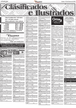 Clasificados - Obituarios - La Prensa de Barinas