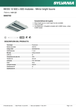 Hoja de datos - Havells Sylvania
