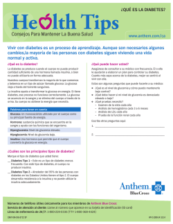 &iquest;Qu&eacute; es la diabetes? - Anthem