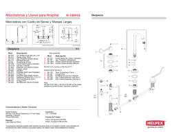 Mezcladoras y Llaves para Hospital