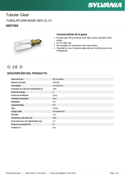 Hoja de datos - Havells Sylvania