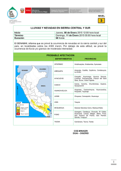 SERVICIO NACIONAL DE METEOROLOG&Iacute;A E HIDROLOGIA