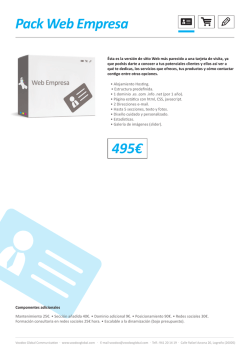 Pack Web Empresa 495&euro; - Voodoo Global