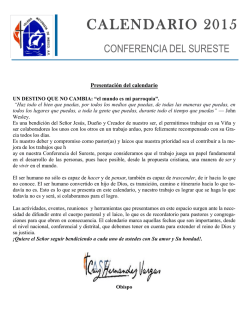 CALENDARIO 2015 - IMMAR CASE